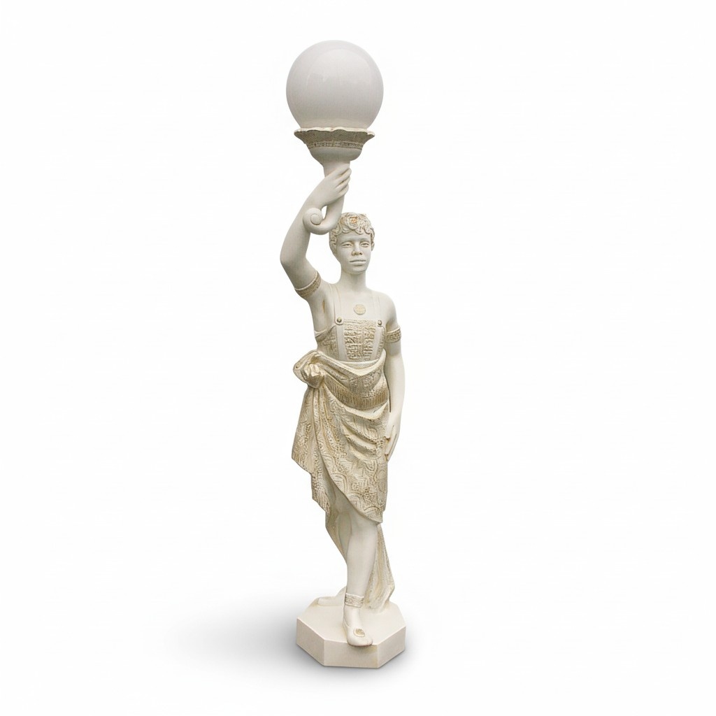 Design Leuchten Leuchte Lampe Junge Lampenschirm Dekolampe