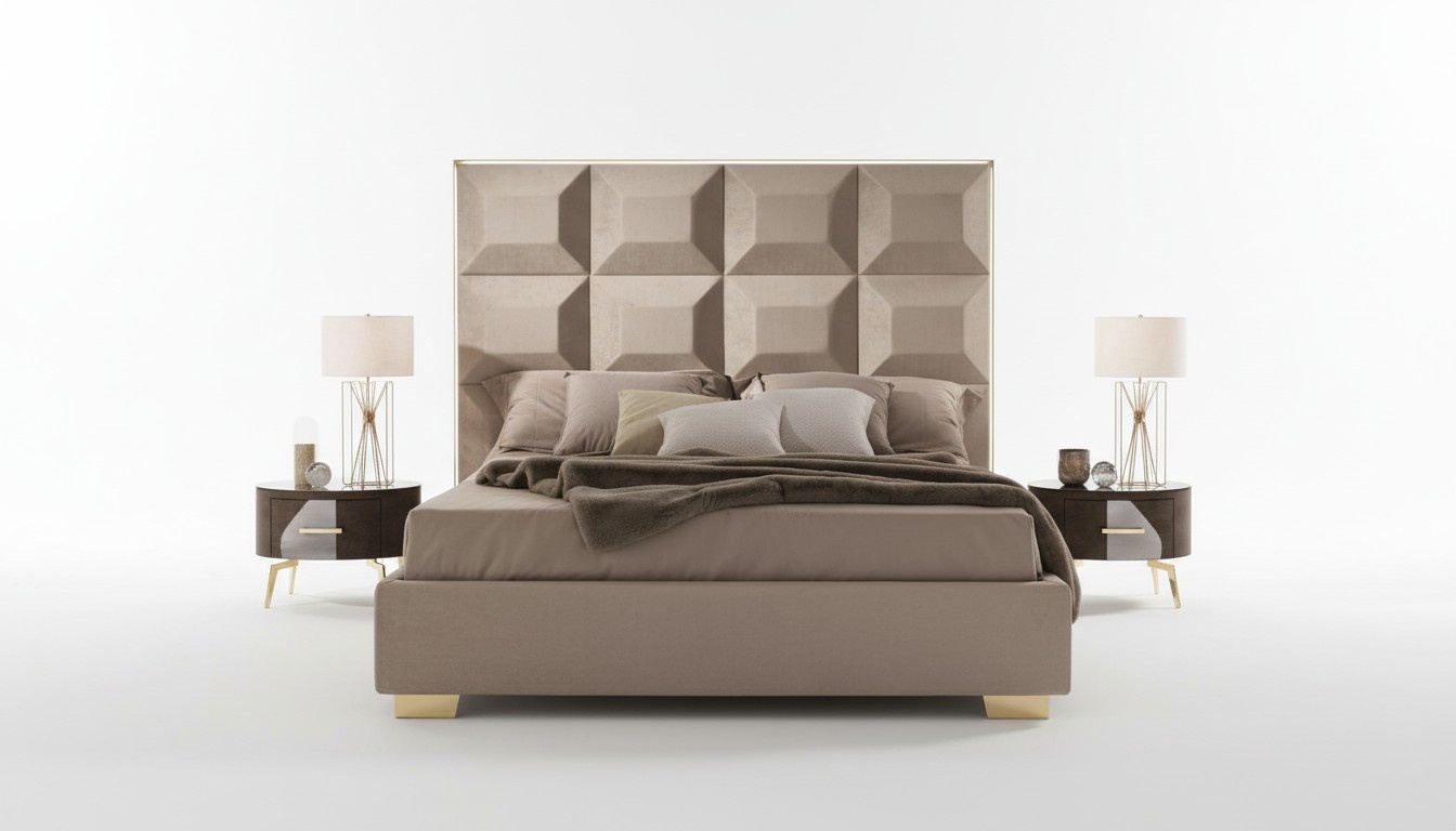 Design Modern Luxus Nachttisch Betten Bett 3tlg. Schlafzimmer Set