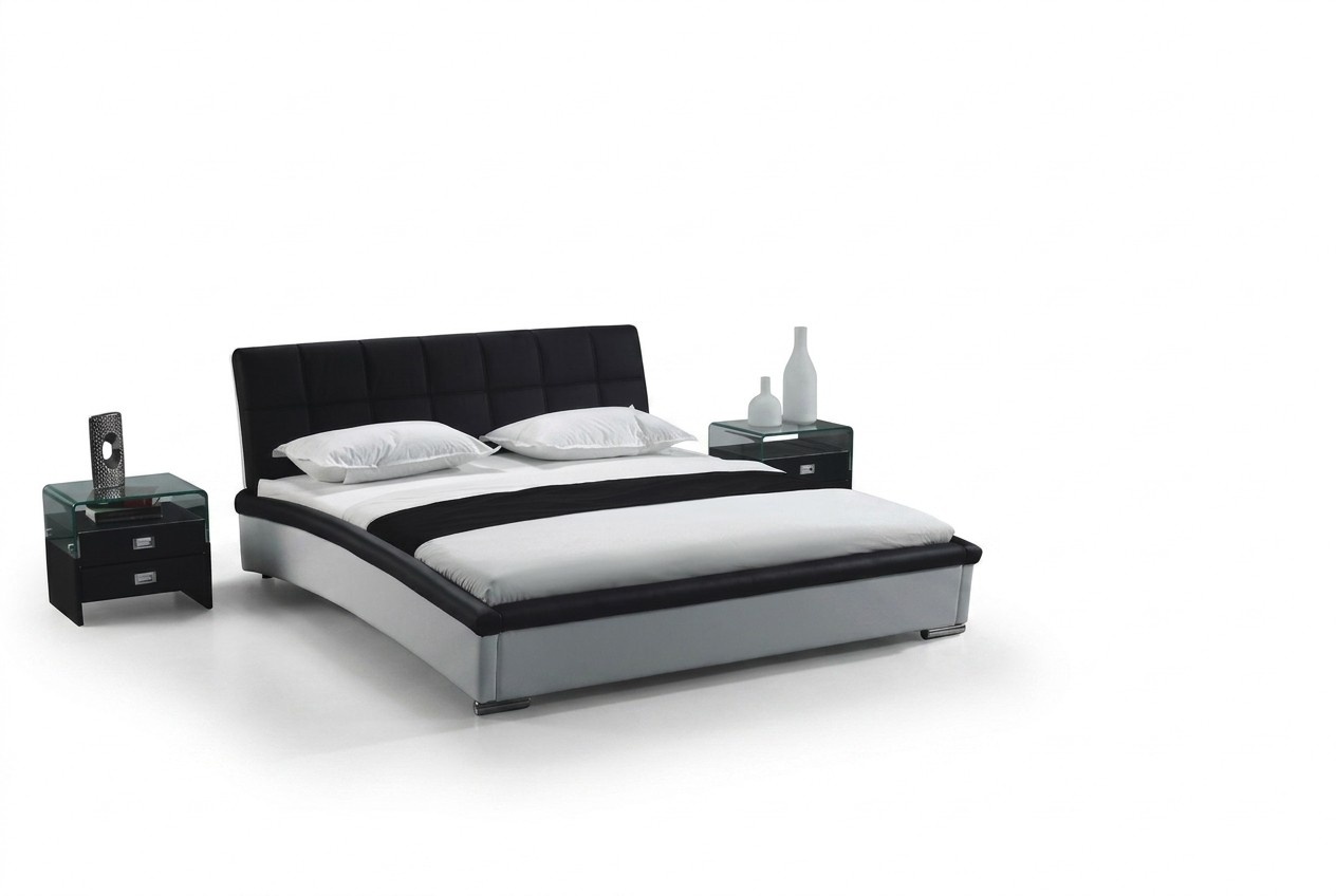 Design Modernes Bett Doppel Gestell Luxus Schlaf Zimmer Betten Leder