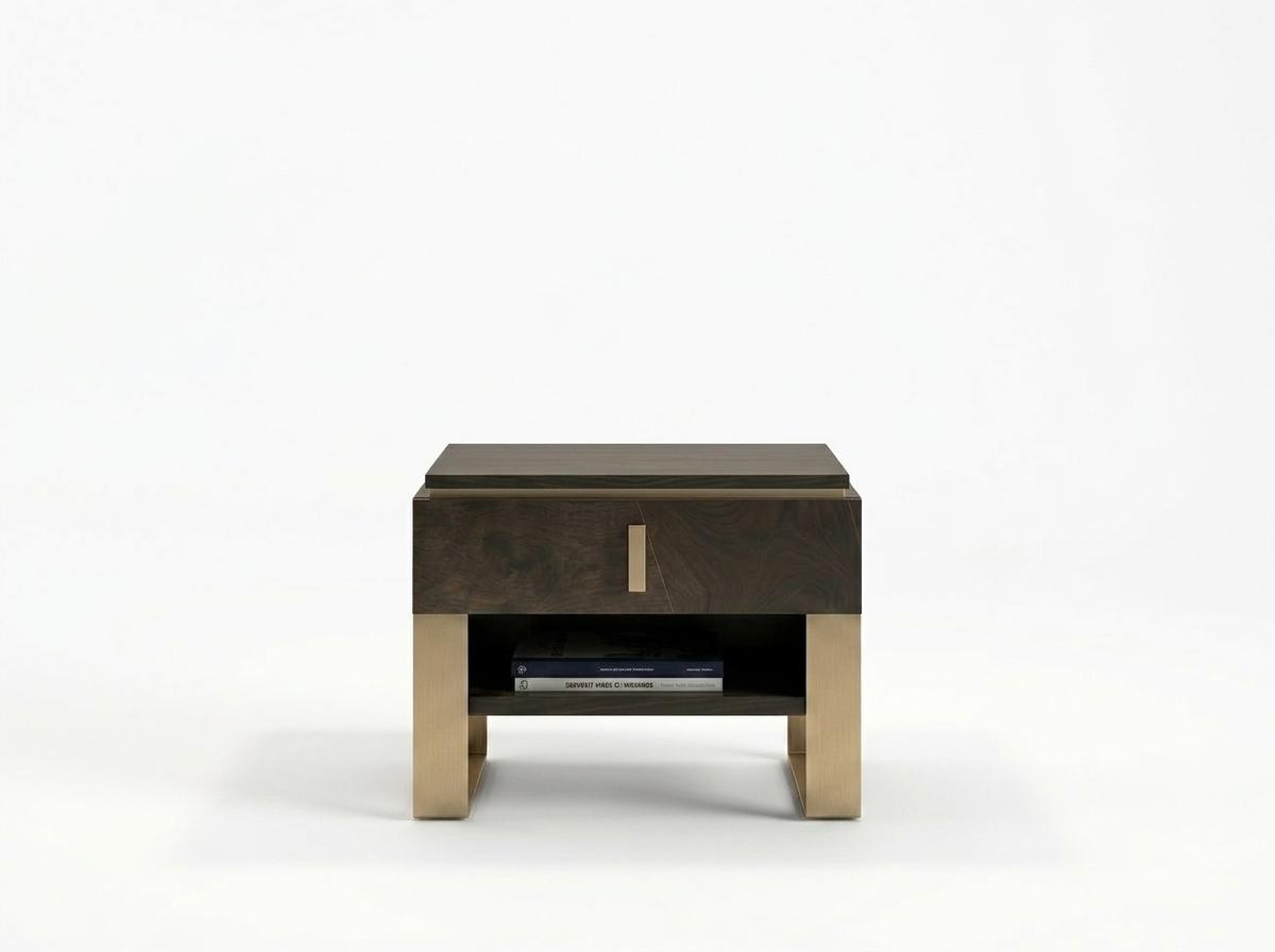 Design Nacht Tisch Konsole Metall Glanz Deko Tische Konsolen Schlaf Zimmer