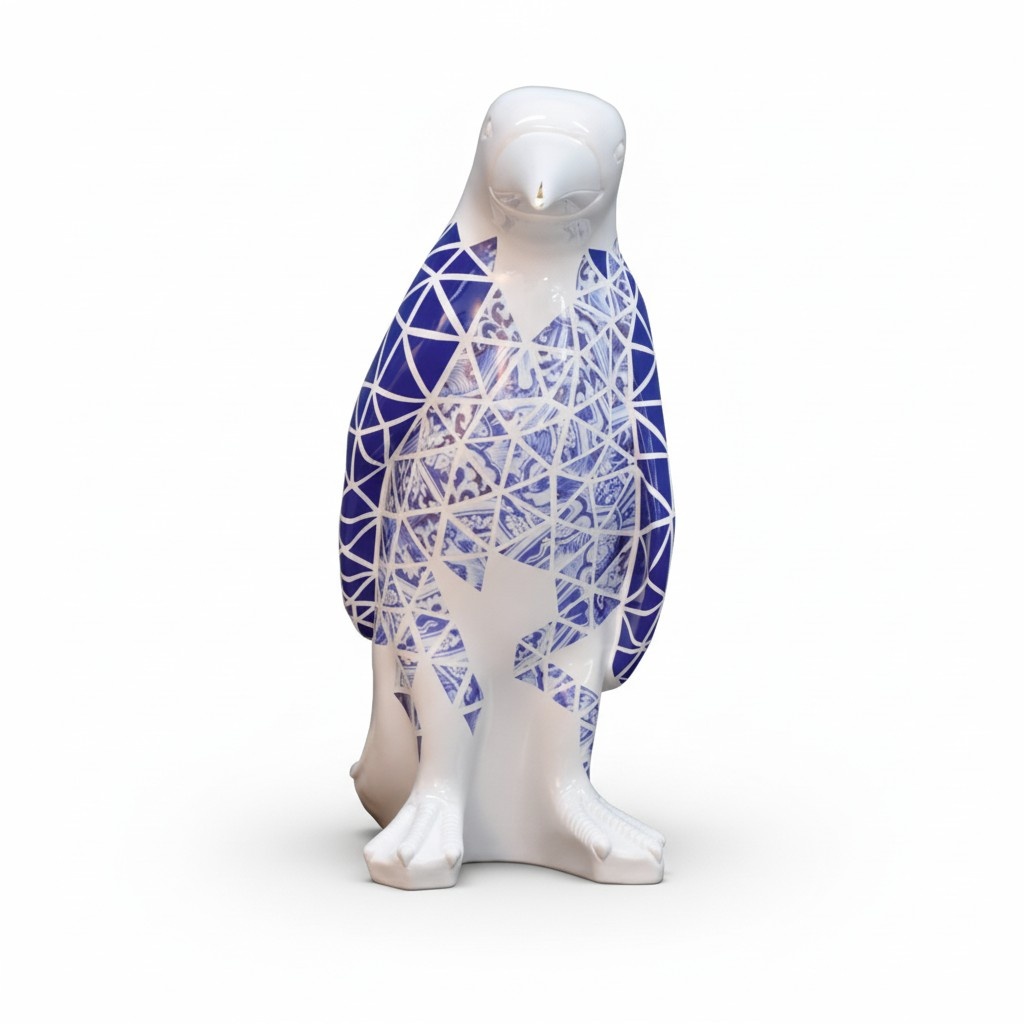 Design Pinguin Figur Statue Skulptur Figuren Abstrakt Skulpturen Dekoration