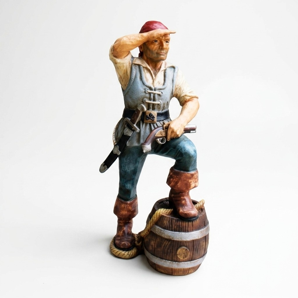 Design Pirat Figur Statue Skulptur Figuren Skulpturen Dekoration Deko