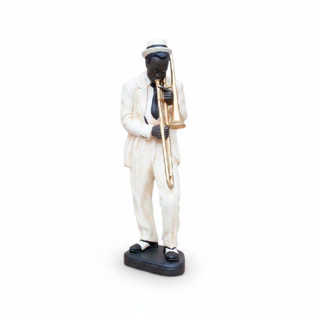 Design Posaune Trompete Figur Statue Skulptur Figuren Skulpturen