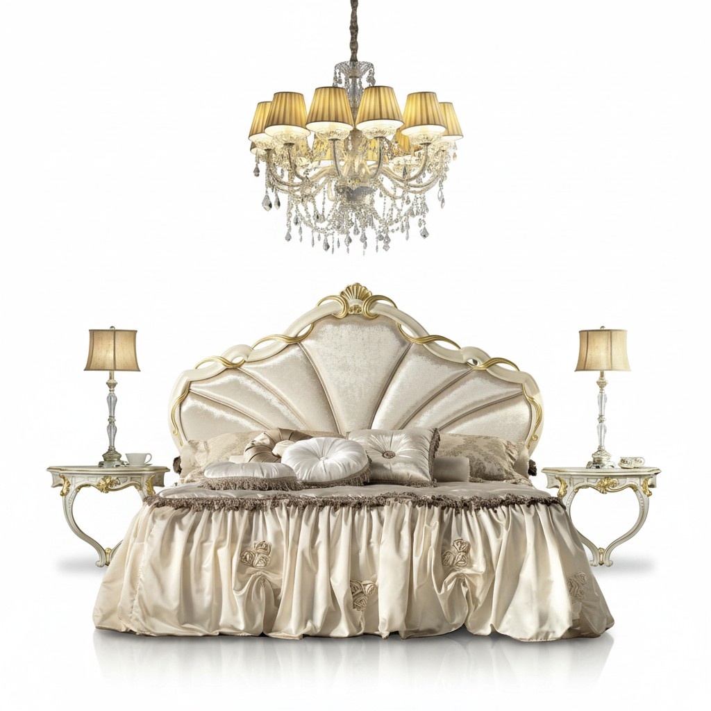 Design Schlafzimmer 3tlg. Bett 2x Nachttisch Klassischer Luxus Betten Set MÃ¶bel