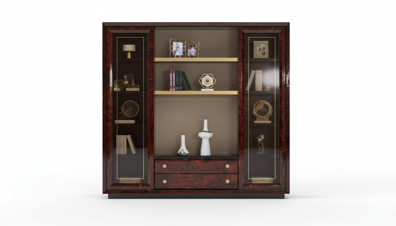 Design Schrank BÃ¼cherschrank Vitrine Aktenregal Office Einrichtung Regal