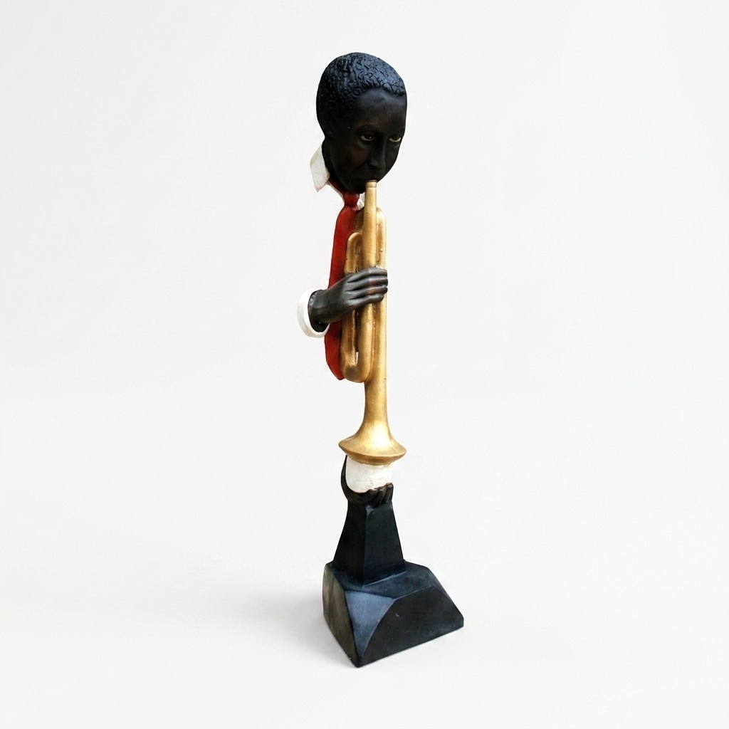 Design Trompete Geist Figur Statue Skulptur Figuren Skulpturen Deko