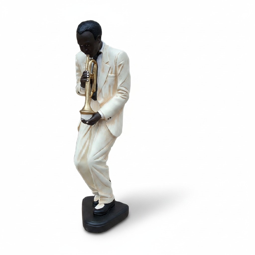 Design US Jazz Musik Figur Statue Skulptur Figuren Skulpturen