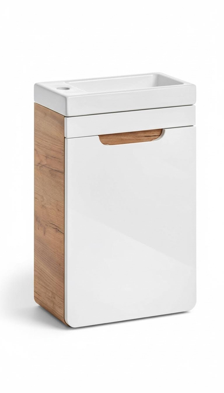 Design Waschbecken Waschtisch Badezimmer Unterschrank Hochglanz