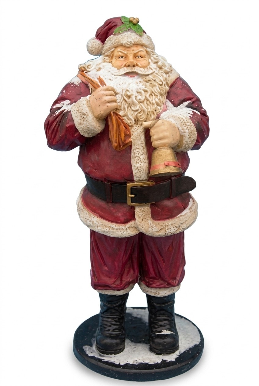 Design Weihnachtsmann Gross Laminat Statue Skulptur Figuren Skulpturen XXL Neu