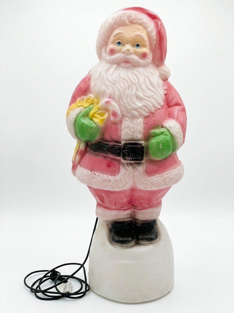 Design Weihnachtsmann Lampe Garten Statue Skulptur Figuren Skulpturen Nikolaus