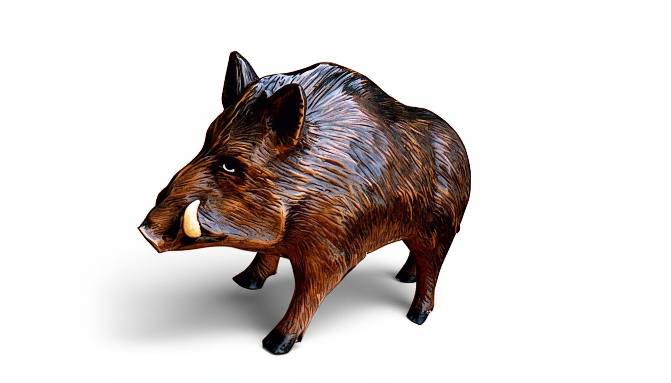 Design Wildschwein Figur Statue Skulptur Figuren Skulpturen Dekoration