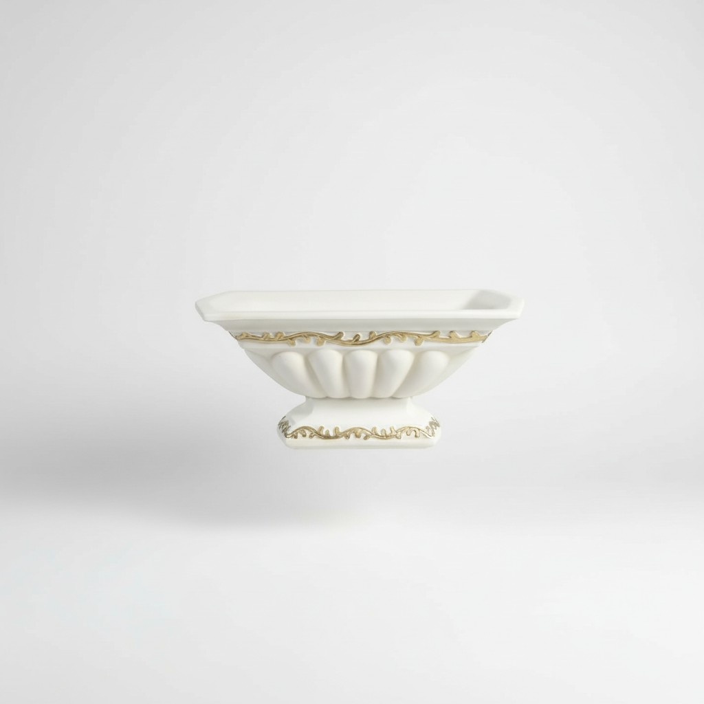 Design XXL Obst Schale Deko Vase Ellipse Vasen Antik Schalen Dekoration