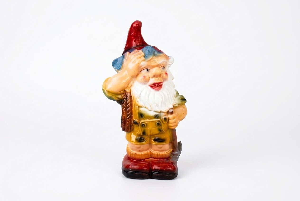 Design Zwerg- Bergsteiger Figur Statue Skulptur Figuren Skulpturen Deko
