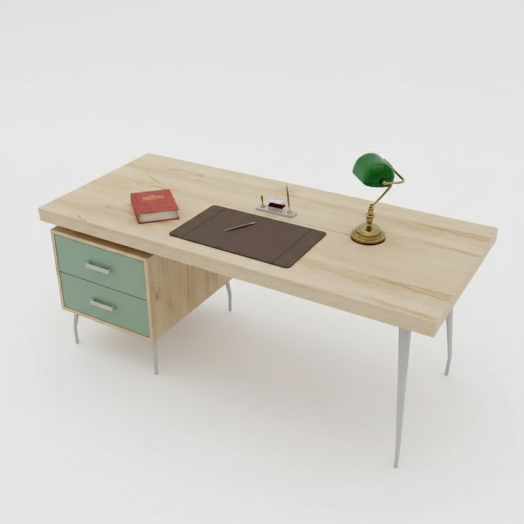 Designer braun Luxus Schreibtisch BÃ¼romÃ¶bel Holz Tische neu
