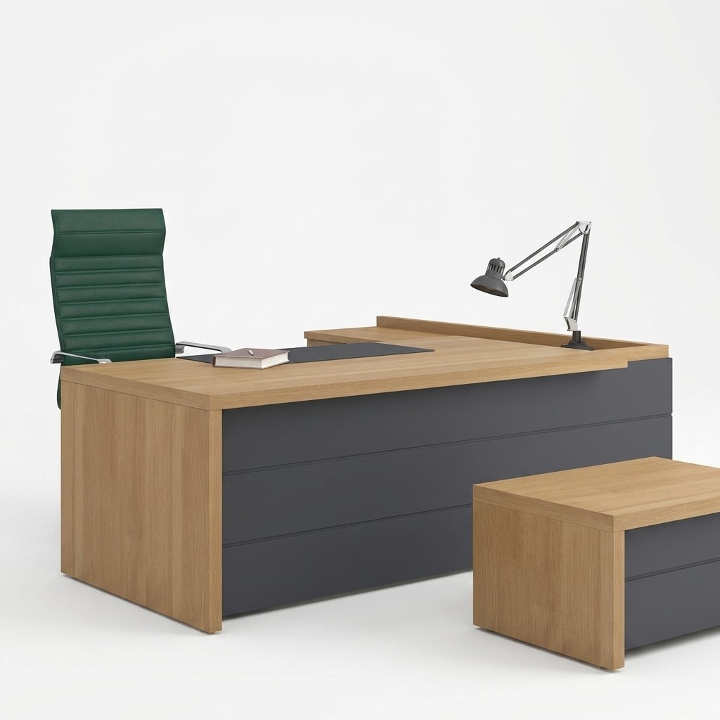 Designer BÃ¼ro Eckschreibtisch Chefschreibtische ArbeitszimmermÃ¶bel