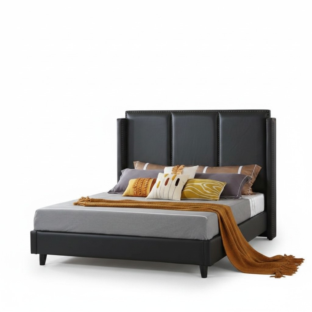Designer Doppelbett Bett Hotel Luxus Schlafzimmer 180x200cm Betten1