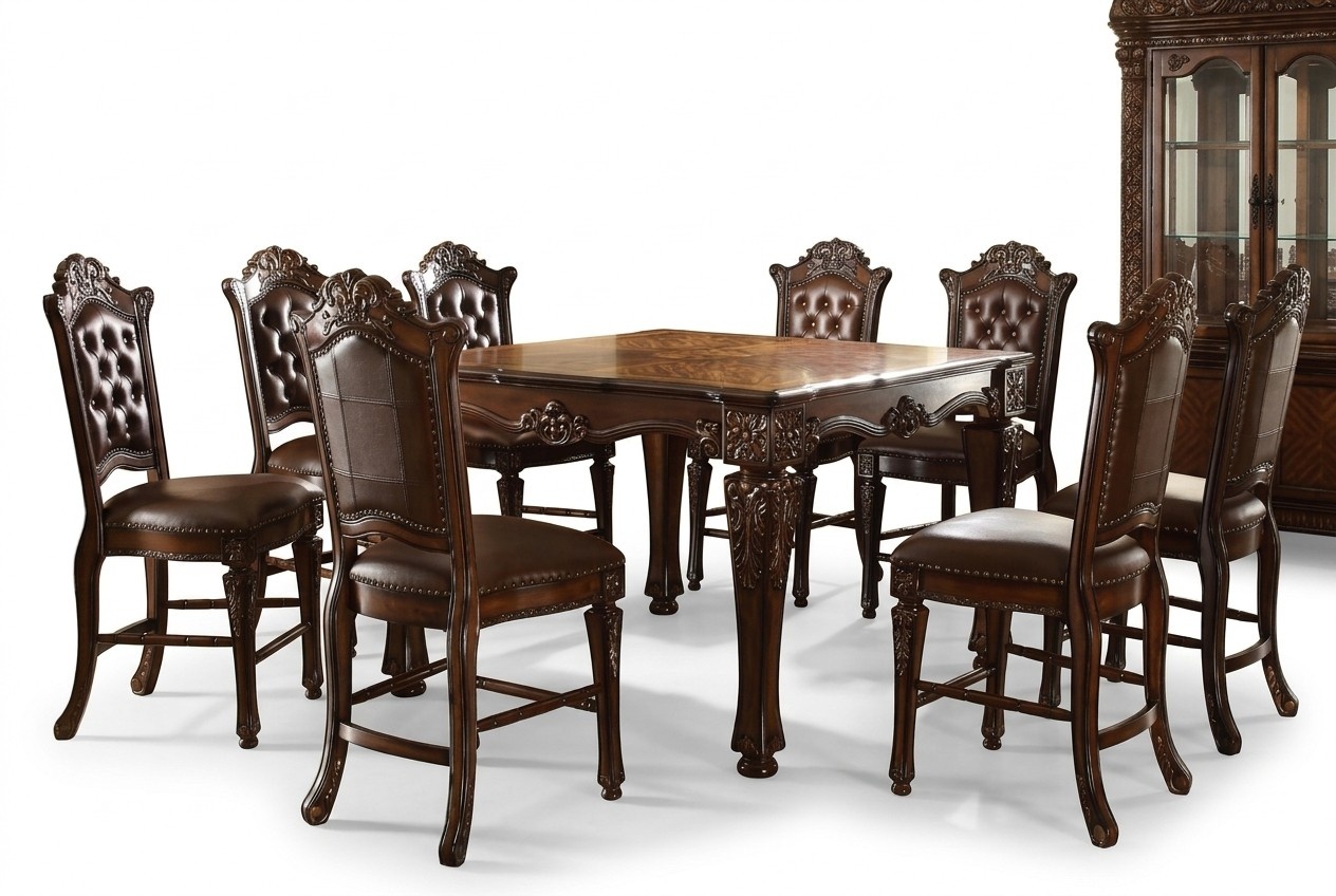 Designer Esstisch Esszimmer 8 StÃ¼hlen Gruppe Stuhl Tische Holz Tisch