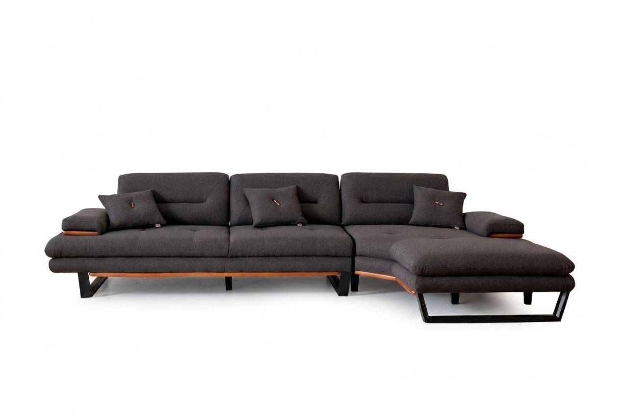 Designer grau Ecksofa L-form Modern mÃ¶bel wohnzimmer Eckgarnitur Sofa