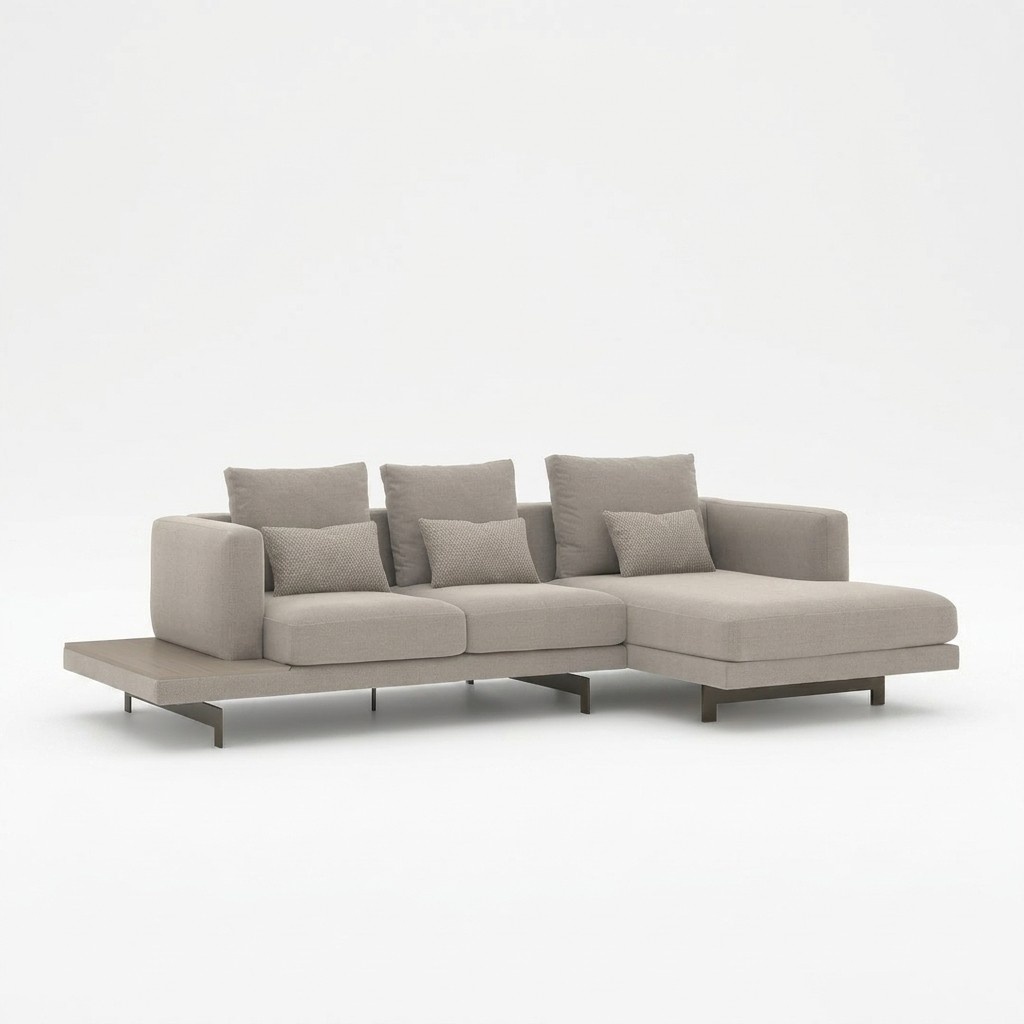 Designer Grau Sofa Couch L-Form Modern Ecksofa PolstermÃ¶bel Wohnzimmer