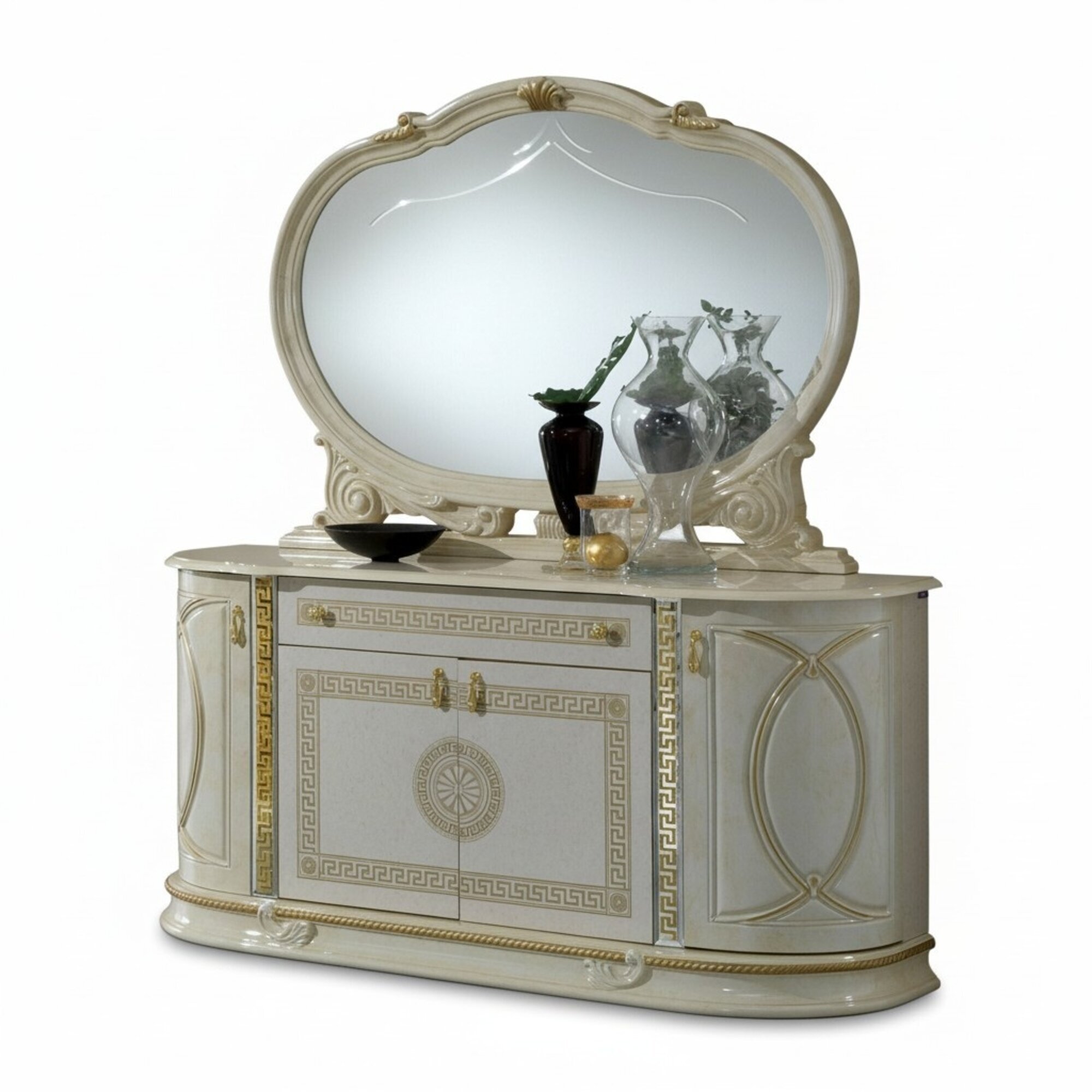 Designer Kommode Anrichte Sideboard Schrank Wohn Zimmer Regale