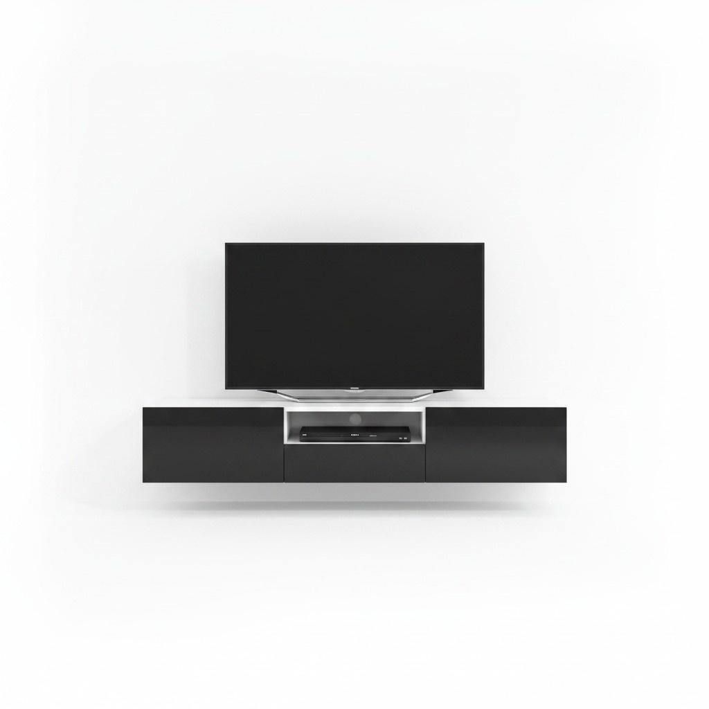 Designer Luxus HÃ¤nge TV StÃ¤nder Wohnzimmer Holz Lowboard Modern Neu