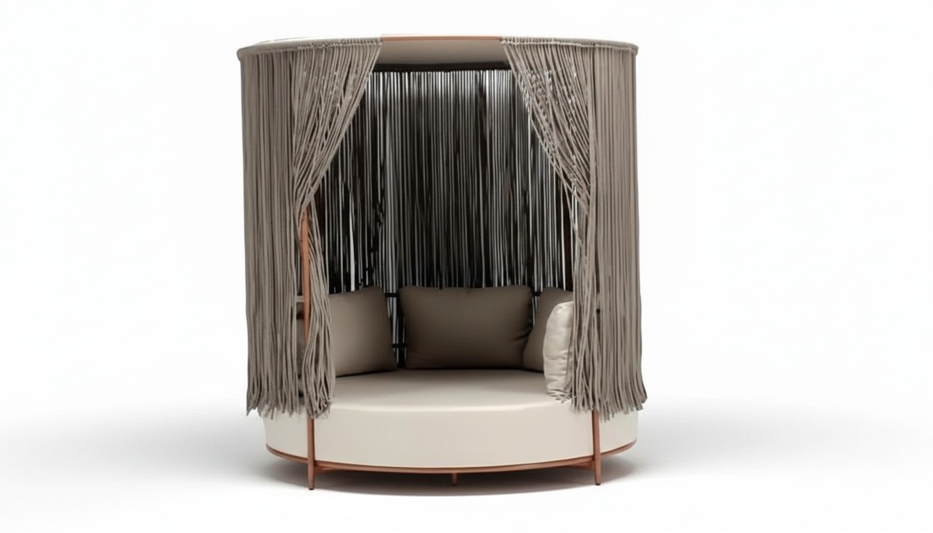 Designer MÃ¶bel Gartensofa Polster Beige Hochwertig Sofas Terrasse Couchen