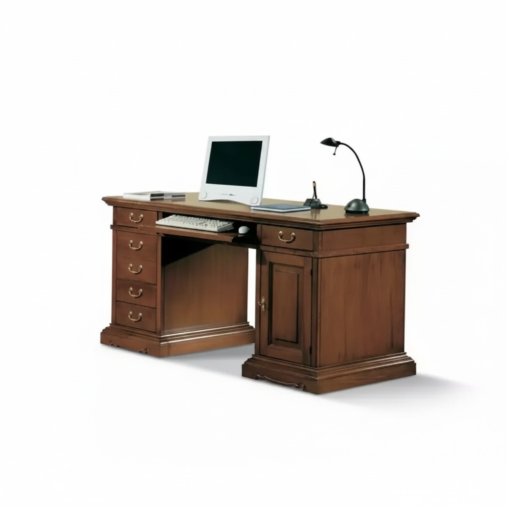 Designer Schreibtisch Tisch MÃ¶bel BÃ¼ro Massivholz Tische Italien Neu