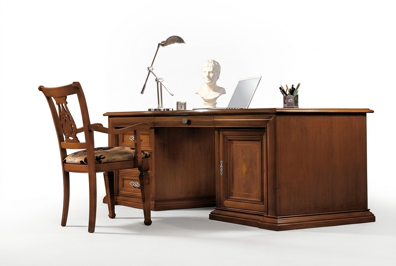 Designer Schreibtisch Tisch MÃ¶bel BÃ¼ro Schreibtische Massivholz Tische Italien