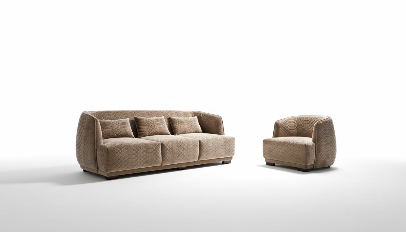 Designer Sofa Sofagarnitur 3+1 Sitzer Couch Polster Garnitur Italienische MÃ¶bel