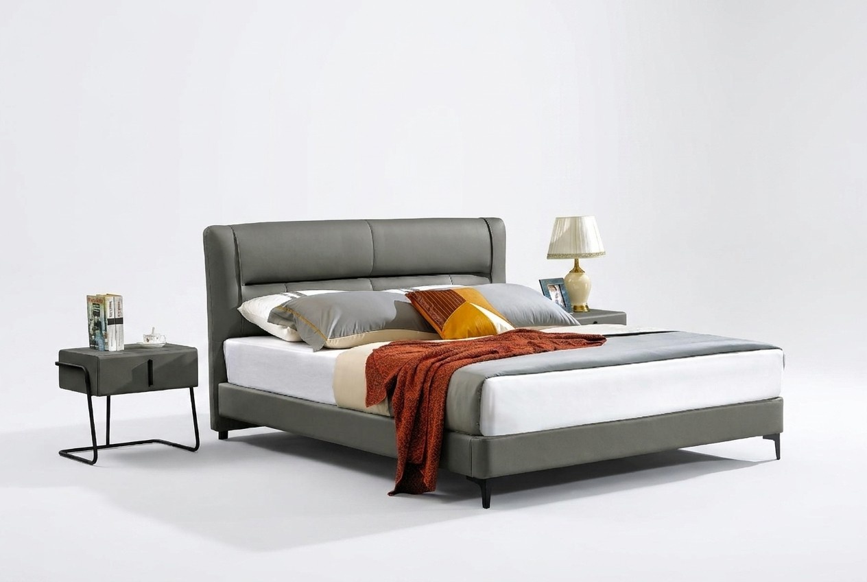 Doppel Betten Royal Bett Schlafzimmer Luxus Bett Holz 180x200cm Luxus