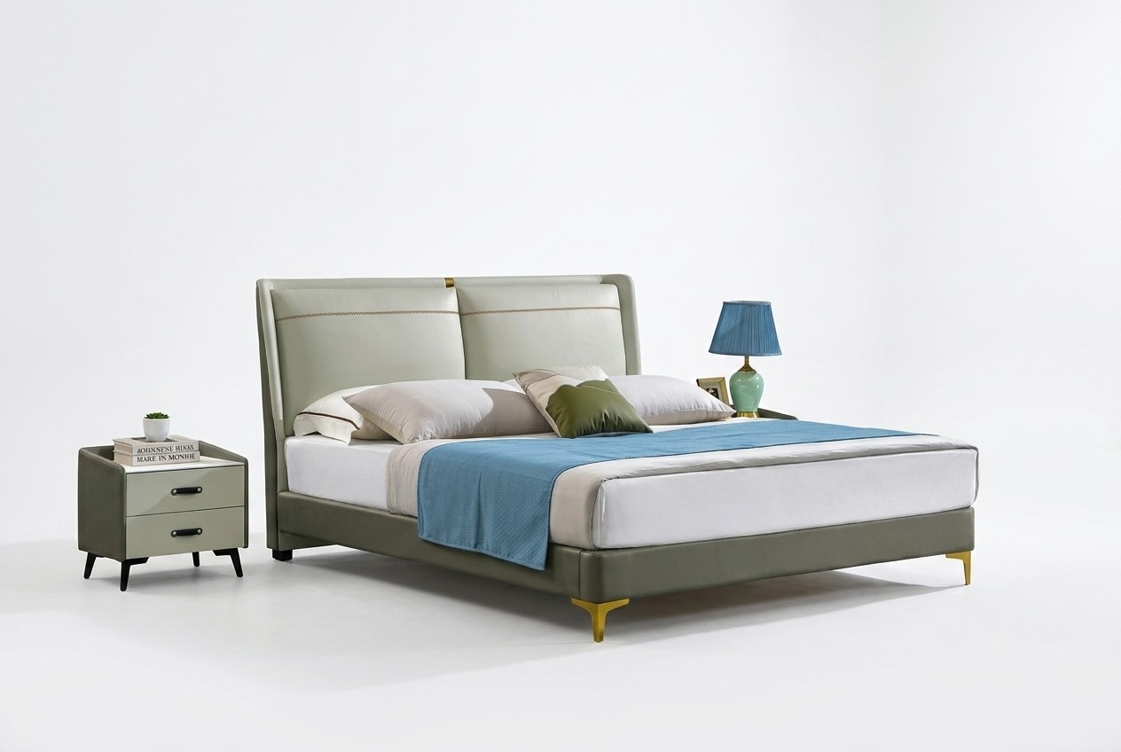 Doppelbett Luxus MÃ¶bel Betten Schlafzimmer Doppel Bett Beige Hotel