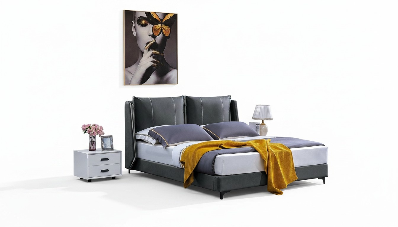 Doppelbett Schlafzimmer Betten Luxus Doppel Bett Beige Hotel Einrichtung MÃ¶bel