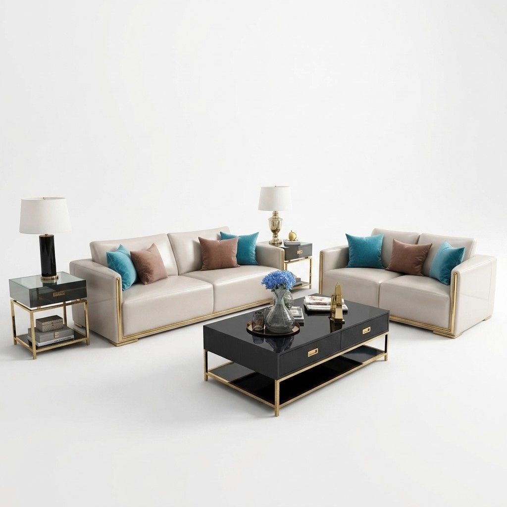 Dreisitzer Couch Polster Design Sofa 3er Sitz Sofas Zimmer MÃ¶bel Moderne