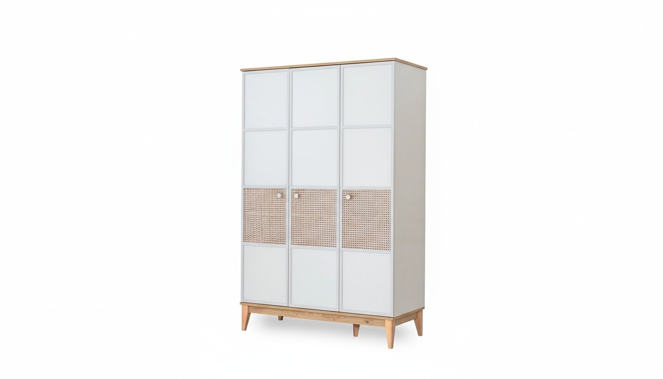 DreitÃ¼riger Designer Holzschrank Kinderzimmer Exklusiver Kleiderschrank