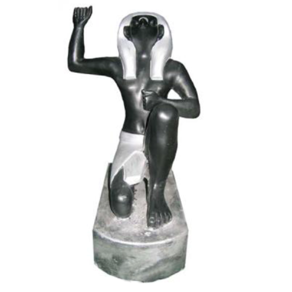 Ãgyptischer Pharao Figur aus Kunststoff, HÃ¶he 21 cm