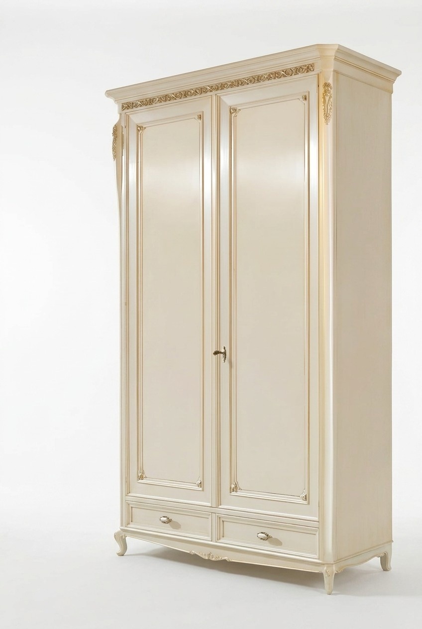 Echtholz Kleiderschrank Schrank Massive Schlafzimmer MÃ¶bel Italien Holzschrank
