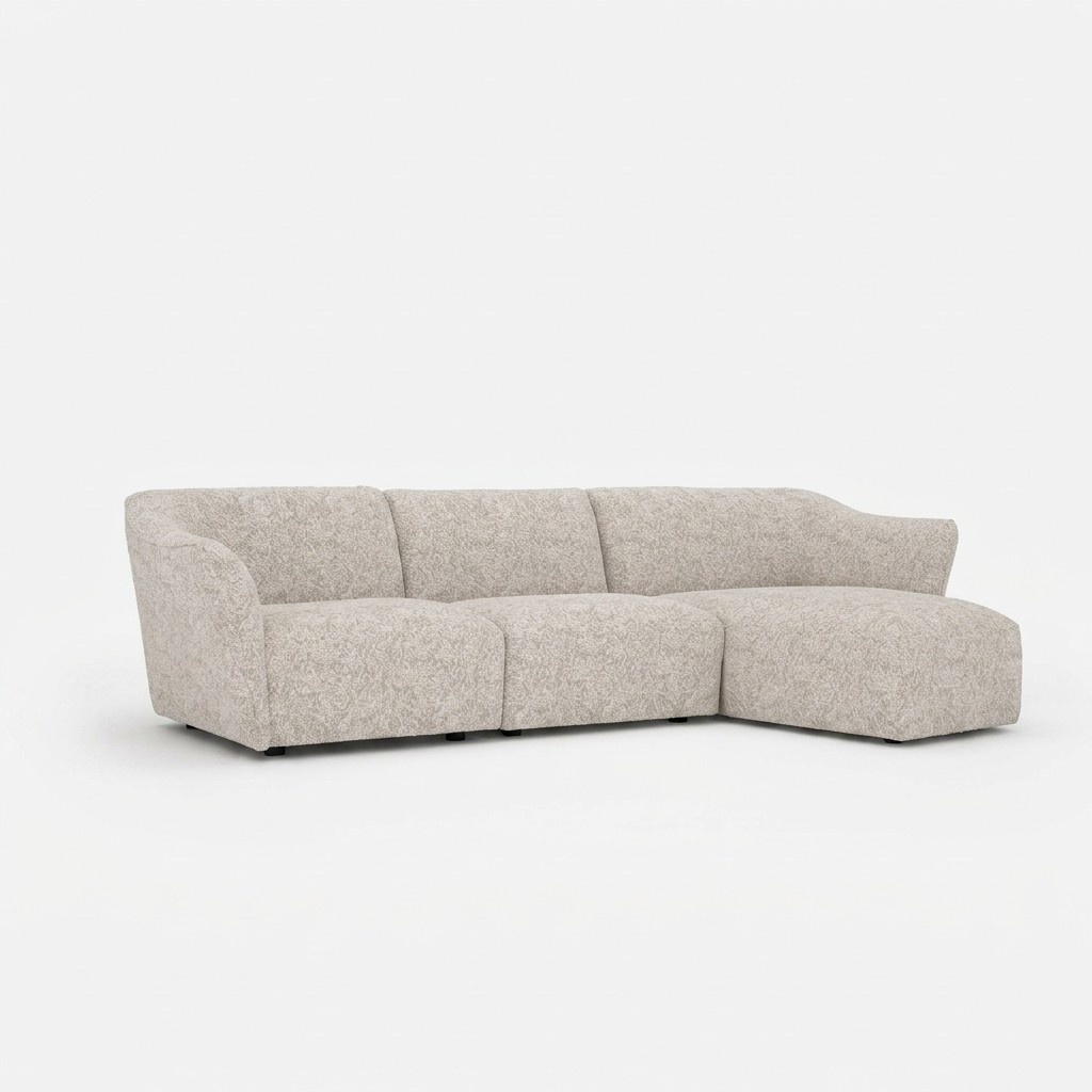Eck Garnitur WeiÃ Sofa Couch L-Form Designer Modern Wohnzimmer Neu