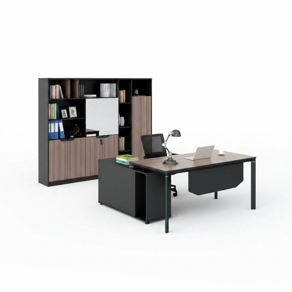Ecke Schreibtisch BÃ¼rotisch Arbeitstisch BÃ¼ro Tisch Schwarz Holztisch