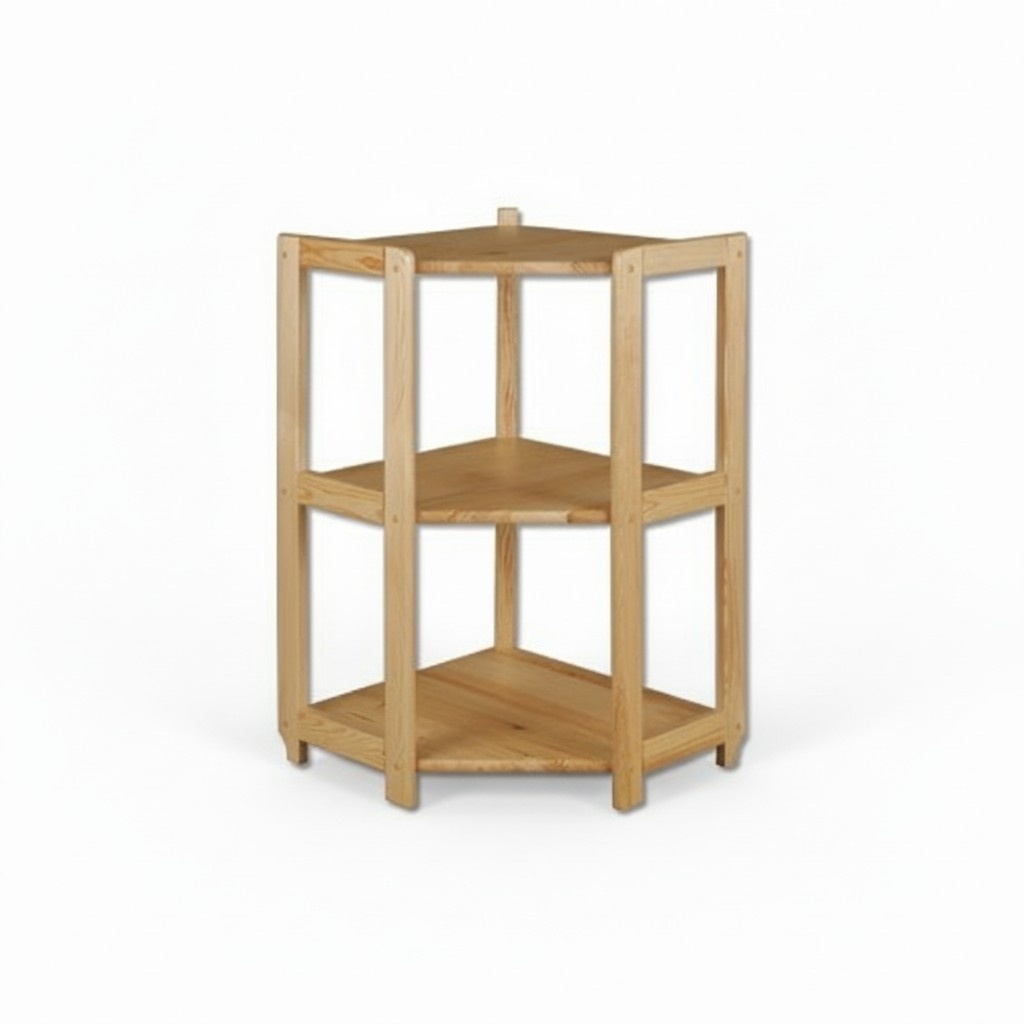 Eckregal BÃ¼cherregal Wohnzimmer Wand Regal Echtes Holz Regale Eckregale BÃ¼ro Neu