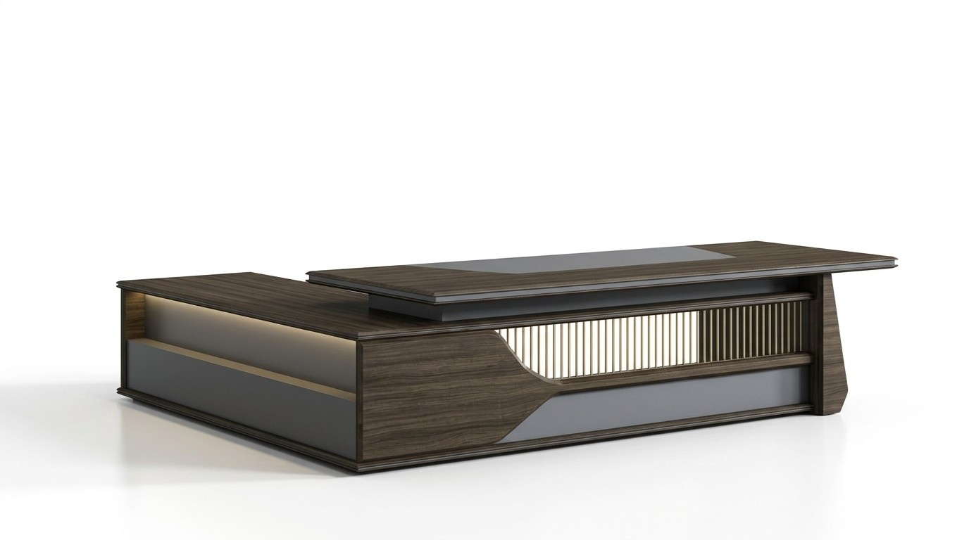 Eckschreibtisch BÃ¼ro Einrichtung Chef Zimmer MÃ¶bel Design Schreibtisch