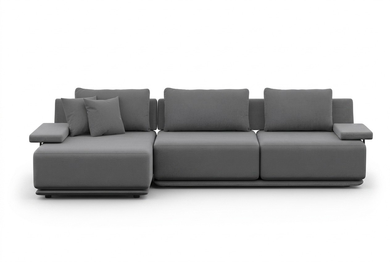 Ecksofa fÃ¼r Wohnzimmer Ãsthetik ohne Ãberlastung