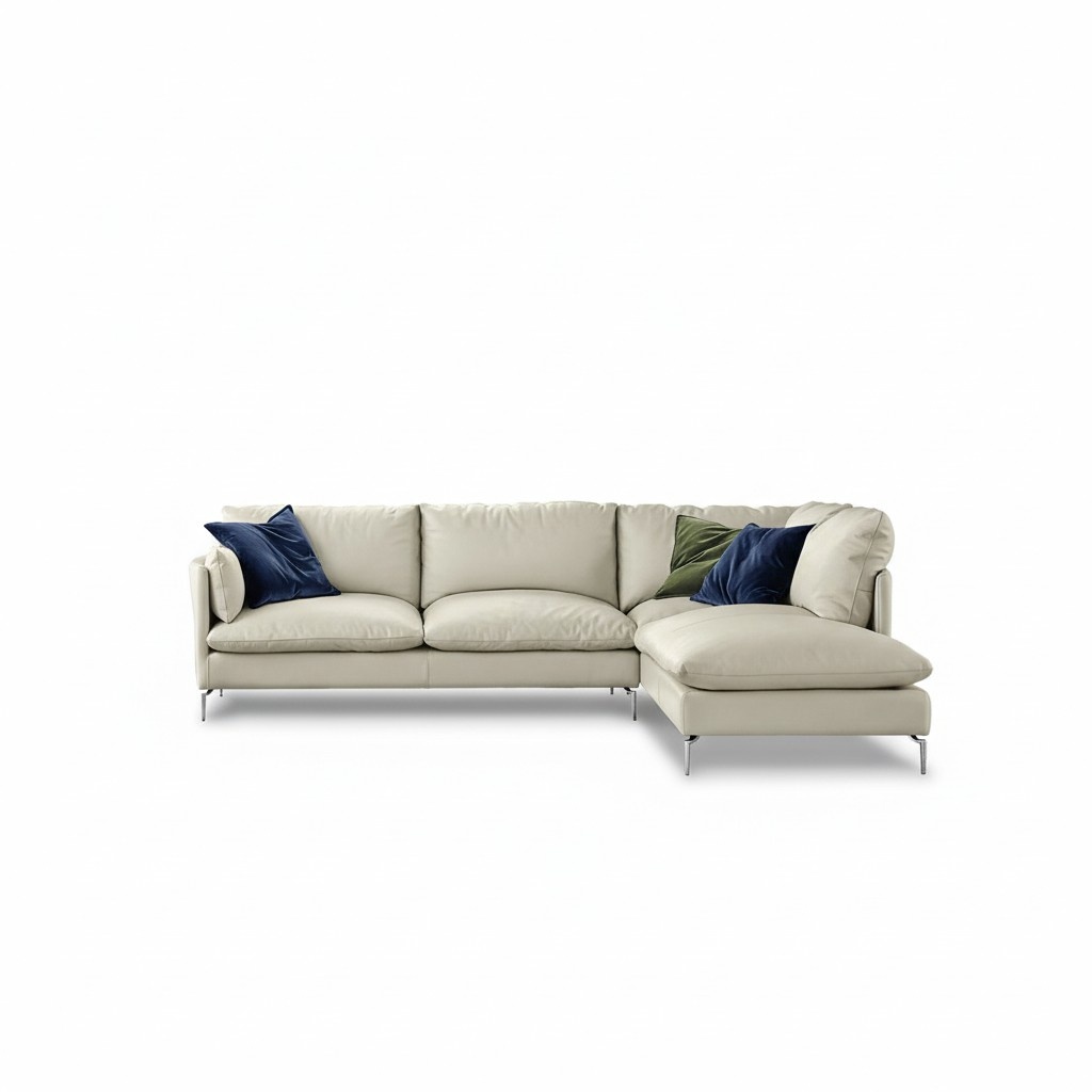 Ecksofa L form Leder Luxus Design Sofa Polster Couch Couchen MÃ¶bel PRIANERA neu