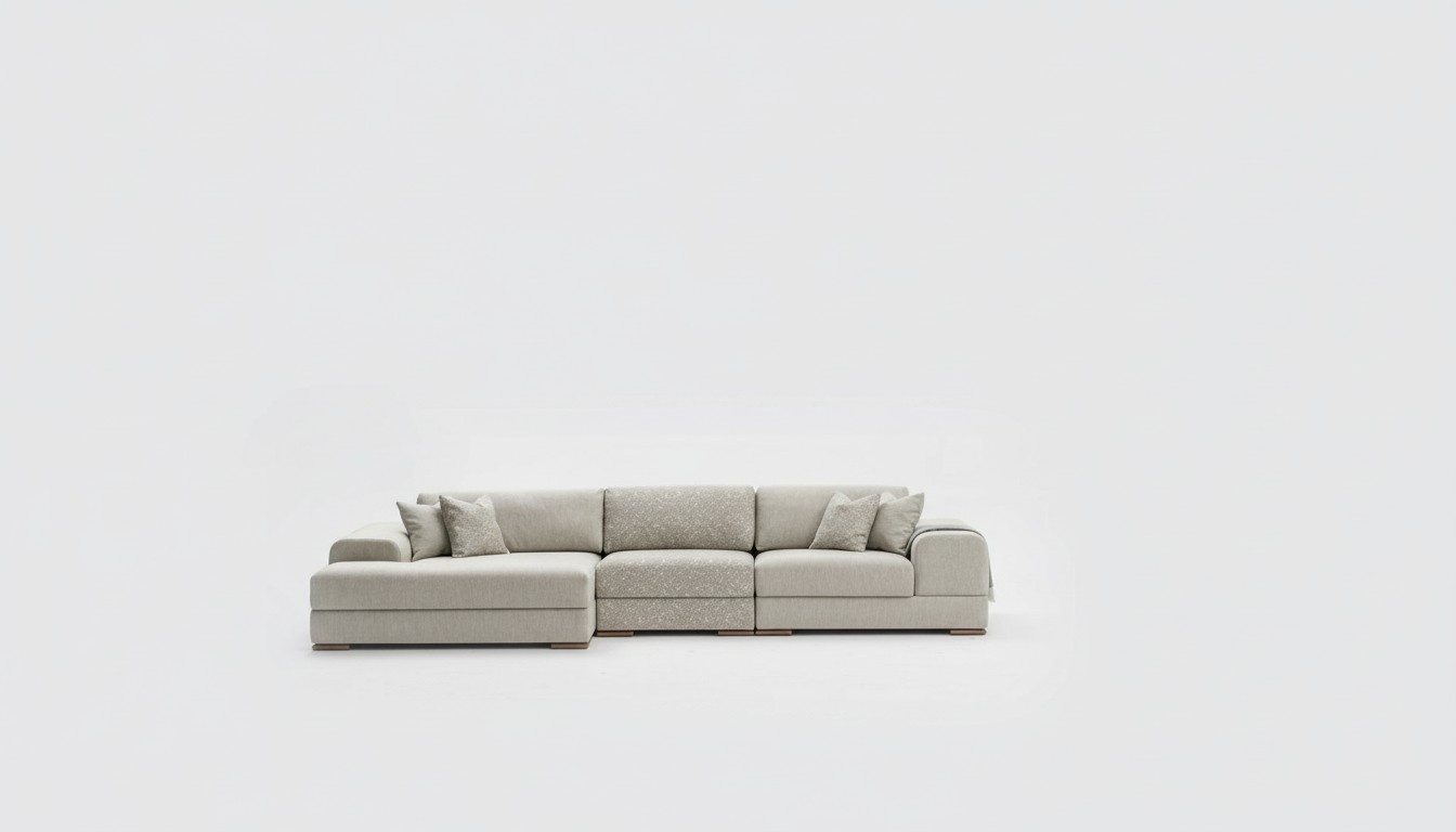 Ecksofa L Form Wohnlandschaft Luxus Grau Sofa Couch Modern MÃ¶bel
