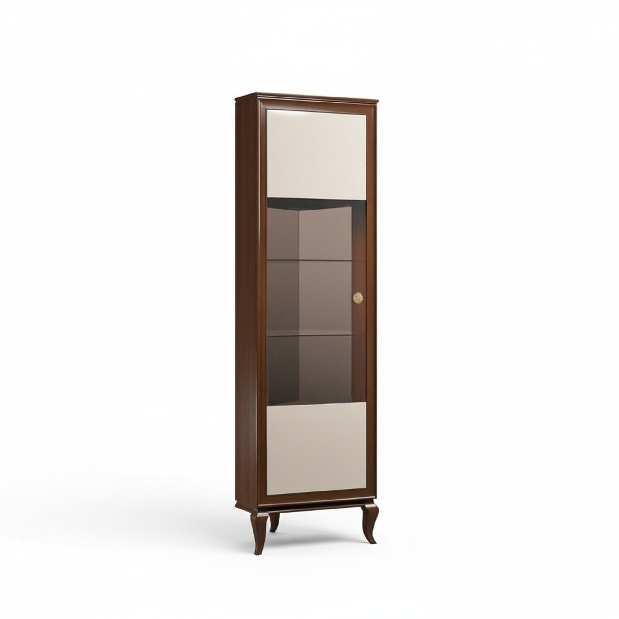 Edler Luxus Schrank Vitrine Glas Klassische Schränke Vitrinen Wohnzimmer