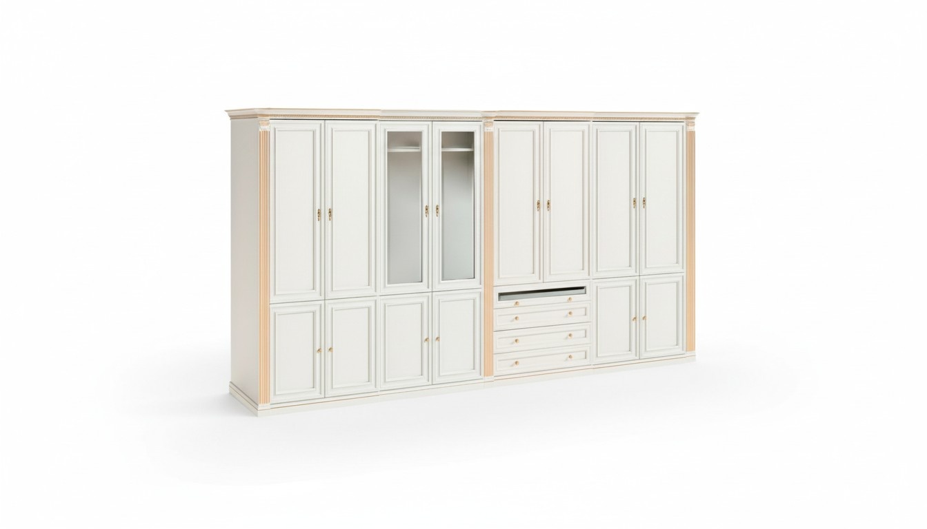 Edler Schlafzimmer Kleiderschrank Designer Holz Moderne EckschrÃ¤nke