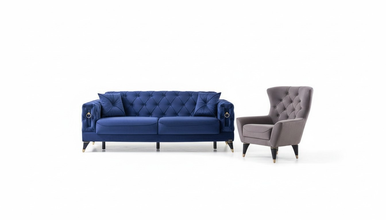 Elegante Sofagarnitur 3+1 Sitzer Stilvolles Design fÃ¼r hÃ¶chsten Wohnkomfort