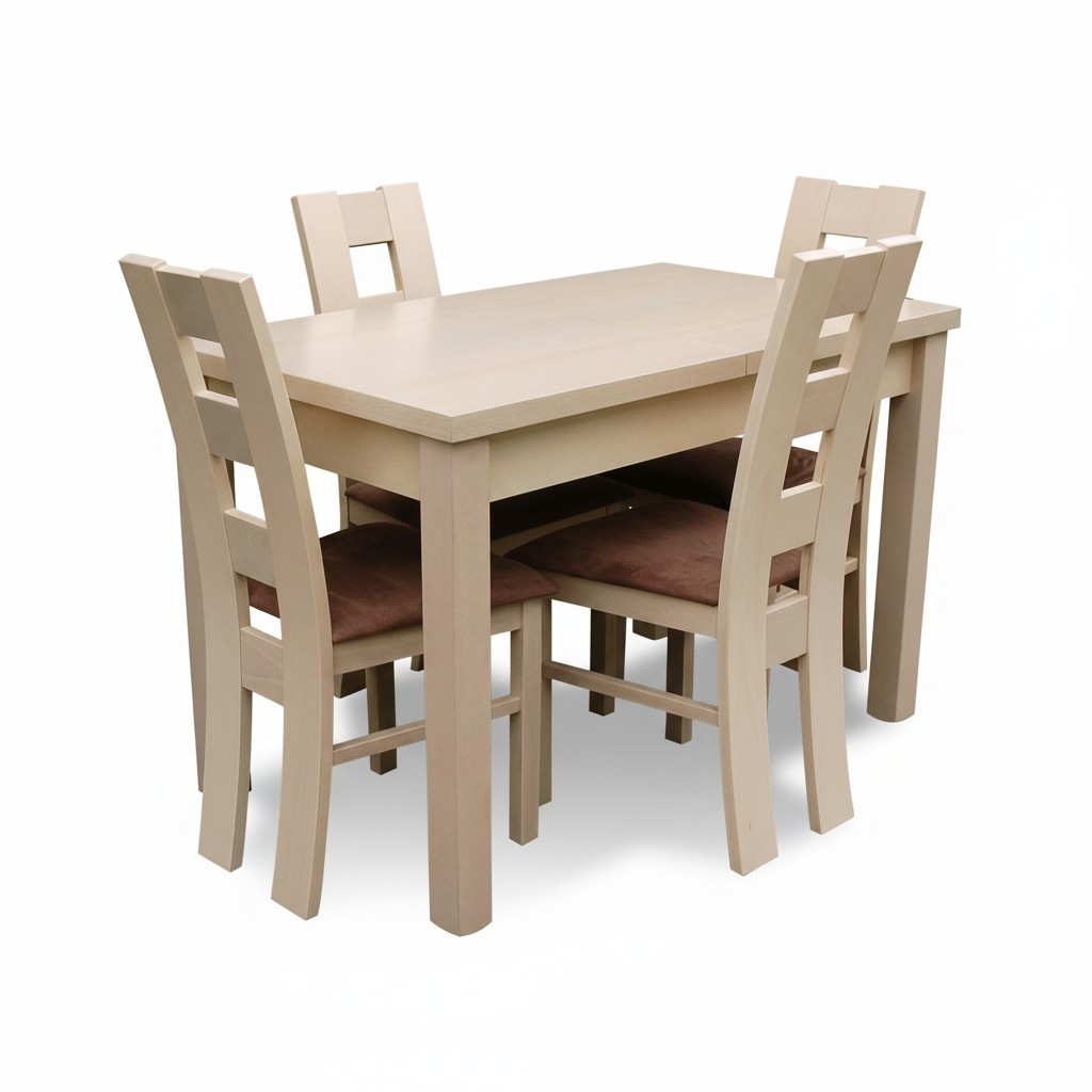 Essgarnituren Designer Esszimmer Set Garnitur Stuhl Tisch 4 StÃ¼hle Gruppe 5tlg.