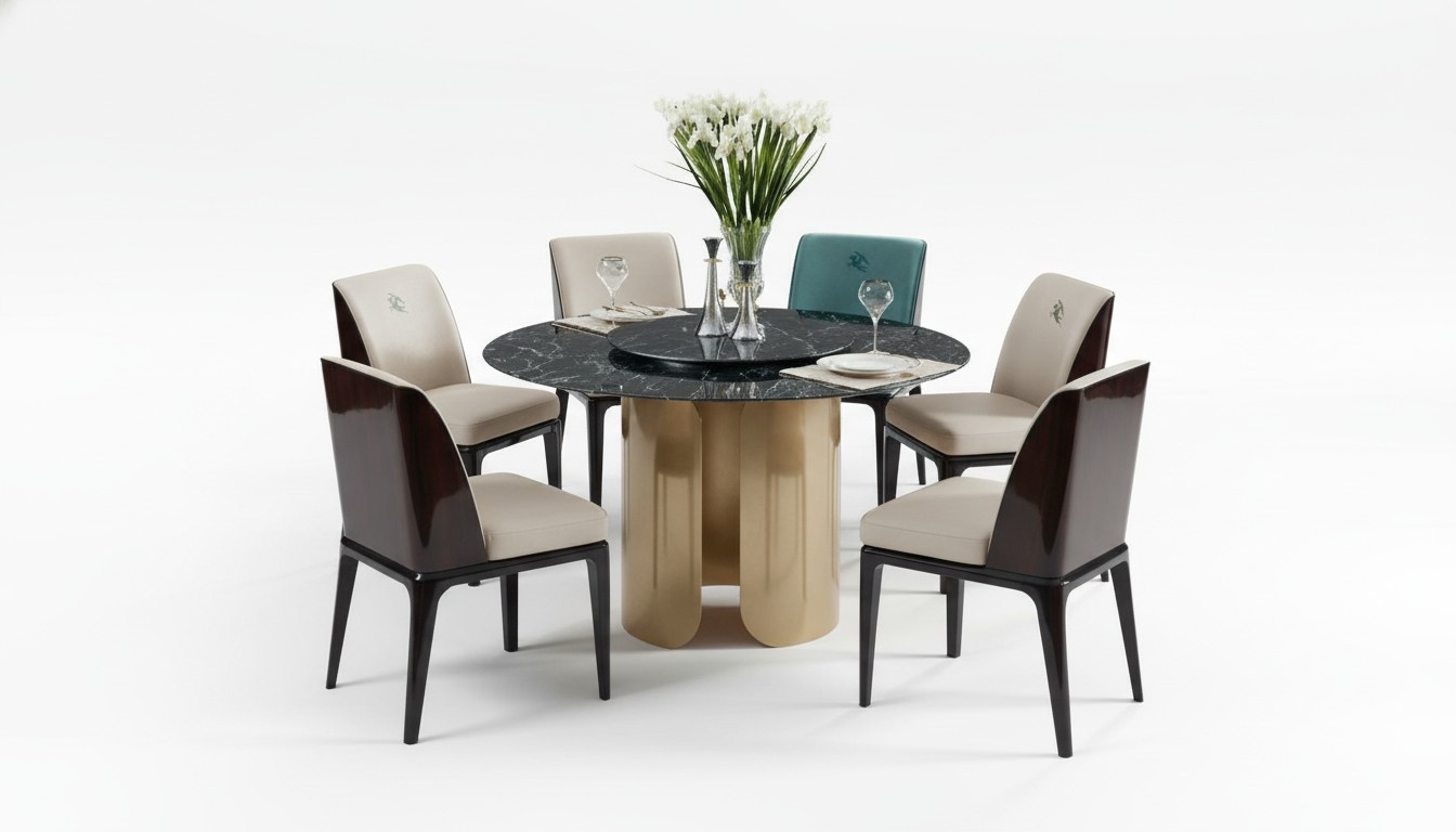 Esstisch 4 StÃ¼hle Essgarnitur Esszimmer Gruppe Garnitur Modern MÃ¶bel
