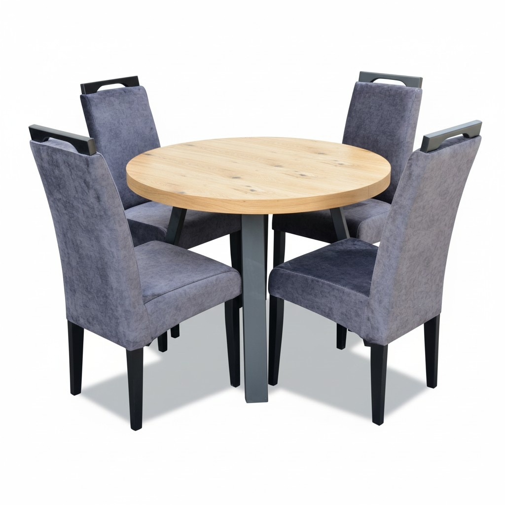Esstisch 4 x StÃ¼hle Esszimmer Set Essgruppe Moderne StÃ¼hle Tisch Tische 5tlg.