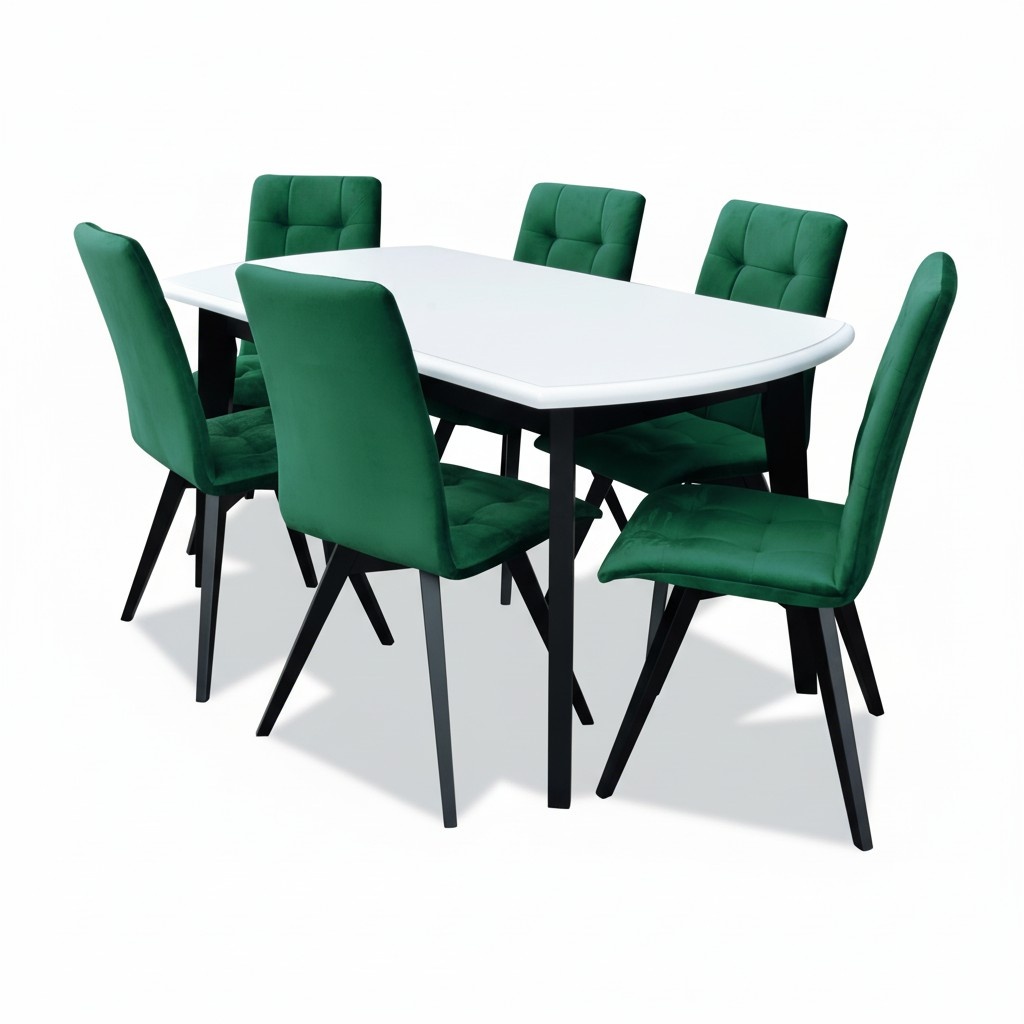 Esstisch 6 StÃ¼hle Esszimmer Set Essgruppe Klassischer Tisch Tische Garnitur neu